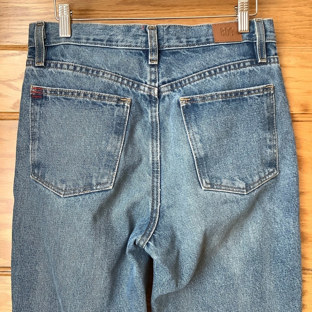 URBAN OUTFITTERS BDG Slim Straight Jeans High Rise Blue Cotton 27 - Picture 6 of 13